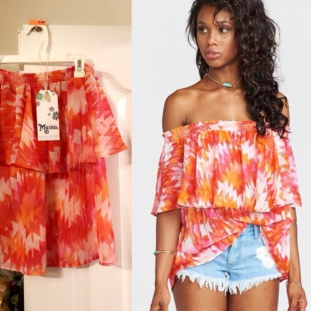 Show me your mumu off the shoulder tamale top